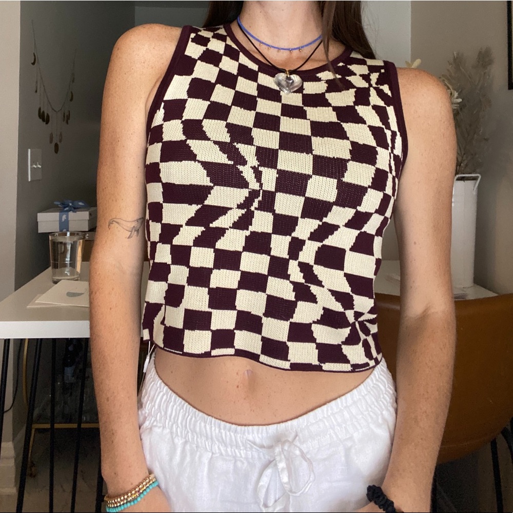 Checkered Tank Top
